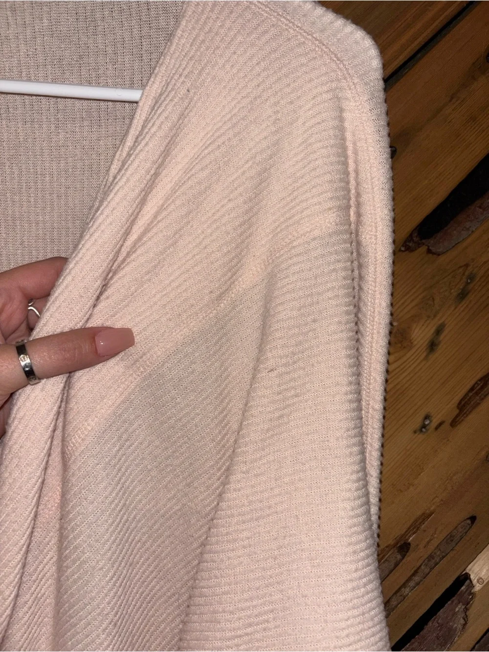 Free People Blush Wrap Drape Long Sleeve Top